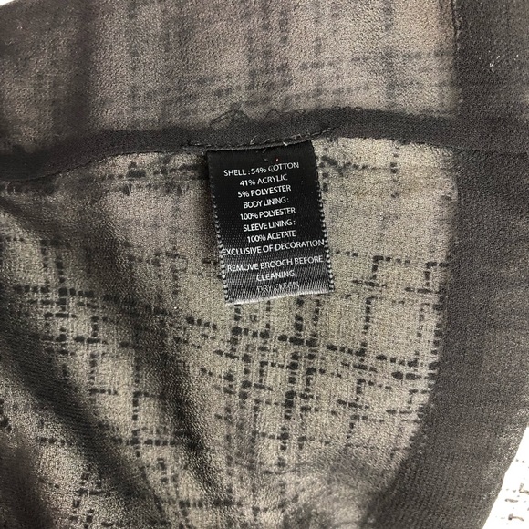 Wht House Blk Market Embellished Tweed Blazer - Picture 7 of 7